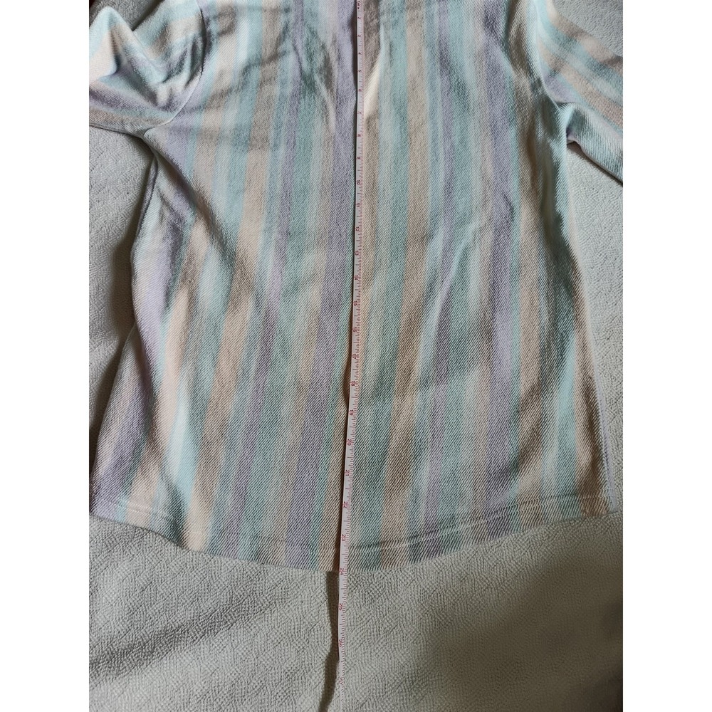 Roxy Girl Striped Hoodie Pastel Baja Pullover Size L 14/16 25RSSHB12X-101-PC - Picture 7 of 8